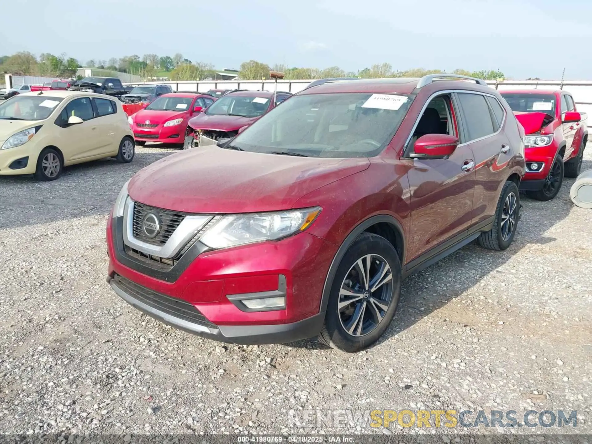 2 fotografías del automóvil dañado 5N1AT2MT5LC754506 NISSAN ROGUE 2020