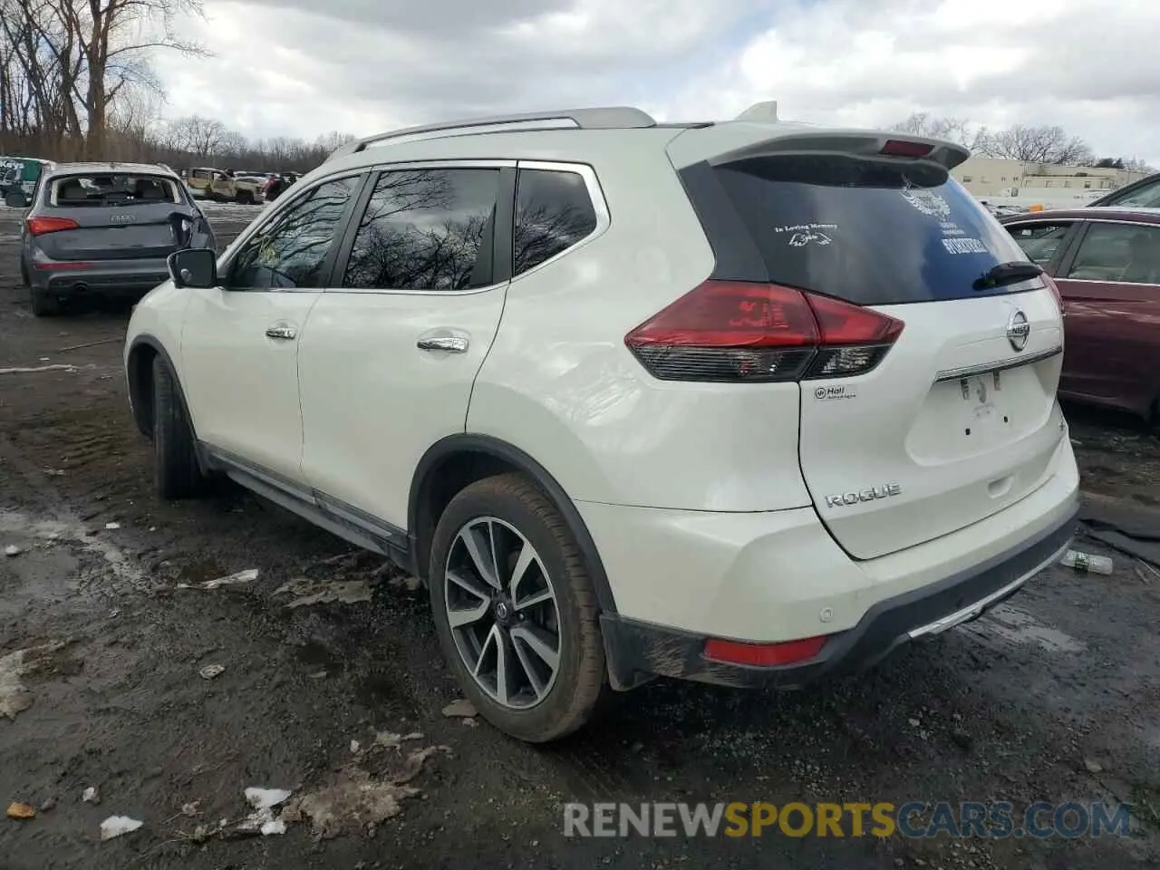 2 fotografías del automóvil dañado 5N1AT2MT8LC726621 NISSAN ROGUE 2020