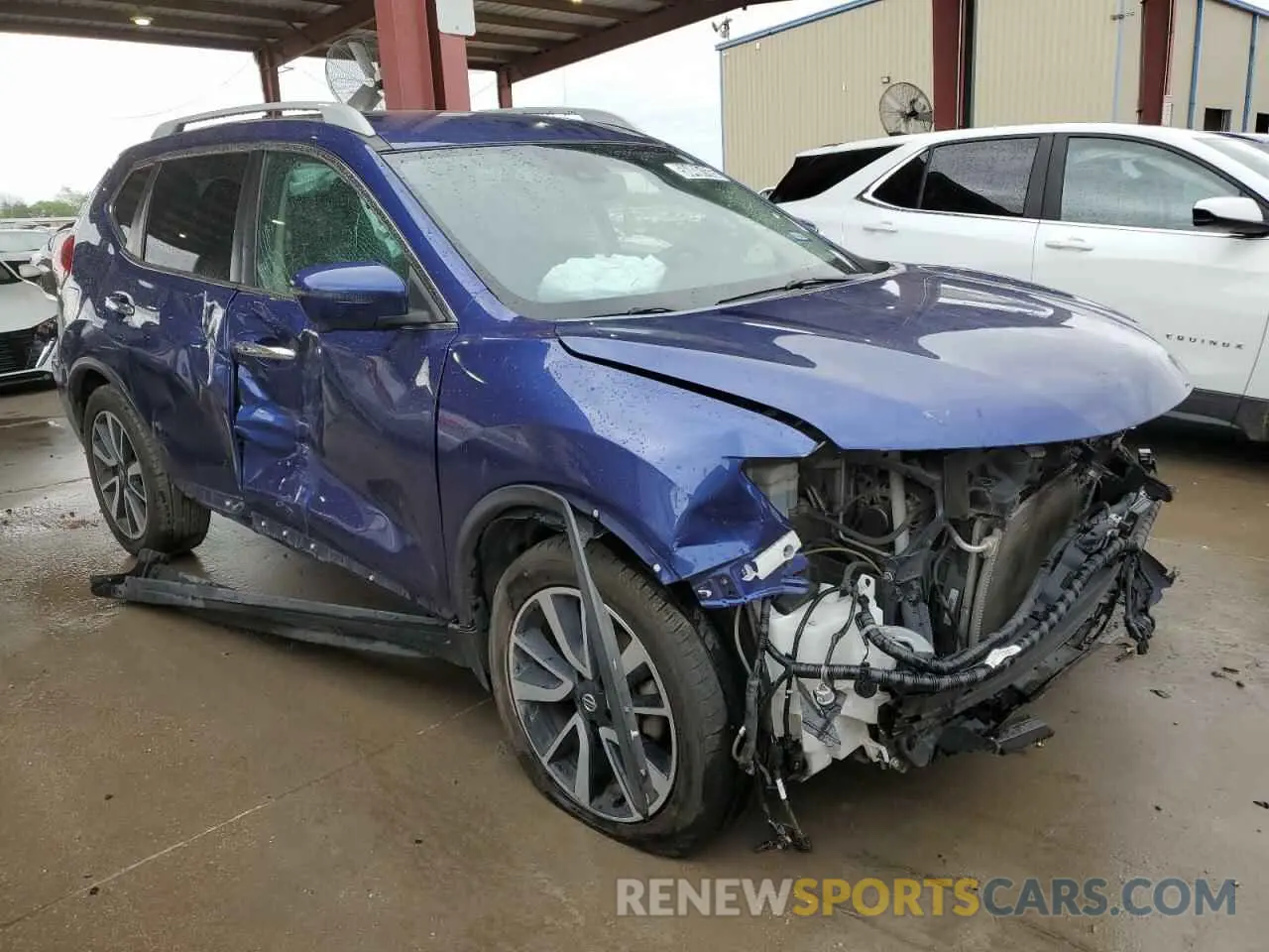 4 fotografías del automóvil dañado 5N1AT2MT9LC750507 NISSAN ROGUE 2020