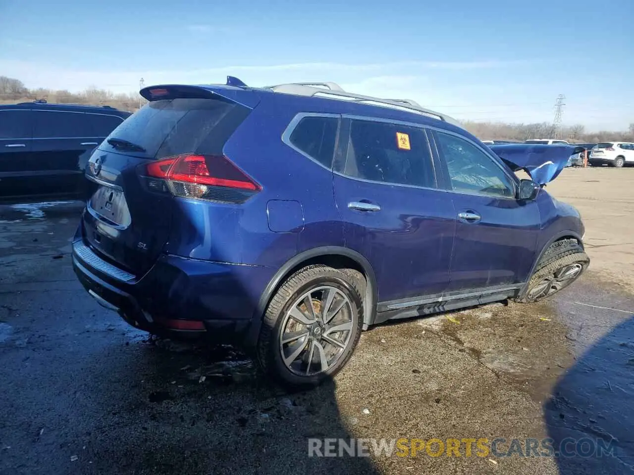 3 fotografías del automóvil dañado 5N1AT2MT9LC771342 NISSAN ROGUE 2020