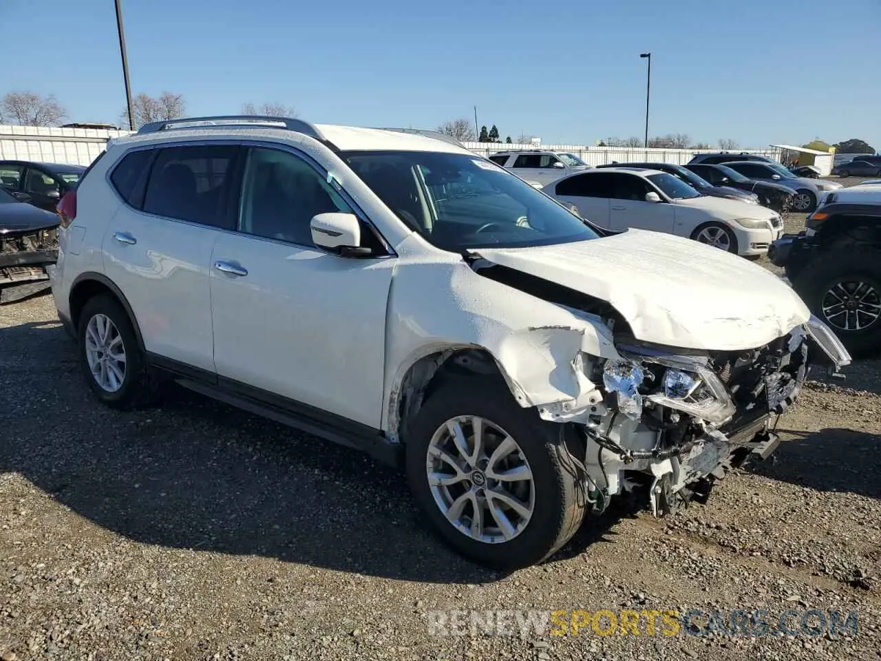 4 fotografías del automóvil dañado 5N1AT2MTXLC761130 NISSAN ROGUE 2020