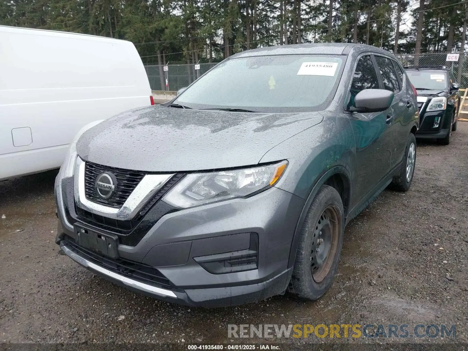 2 fotografías del automóvil dañado 5N1AT2MTXLC795181 NISSAN ROGUE 2020