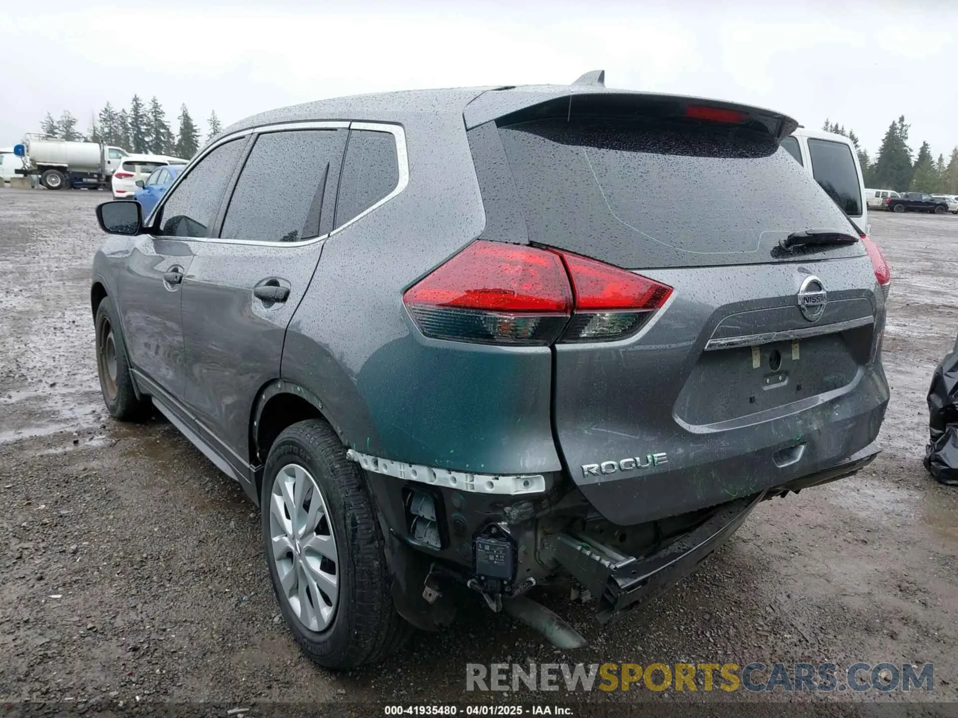 3 fotografías del automóvil dañado 5N1AT2MTXLC795181 NISSAN ROGUE 2020