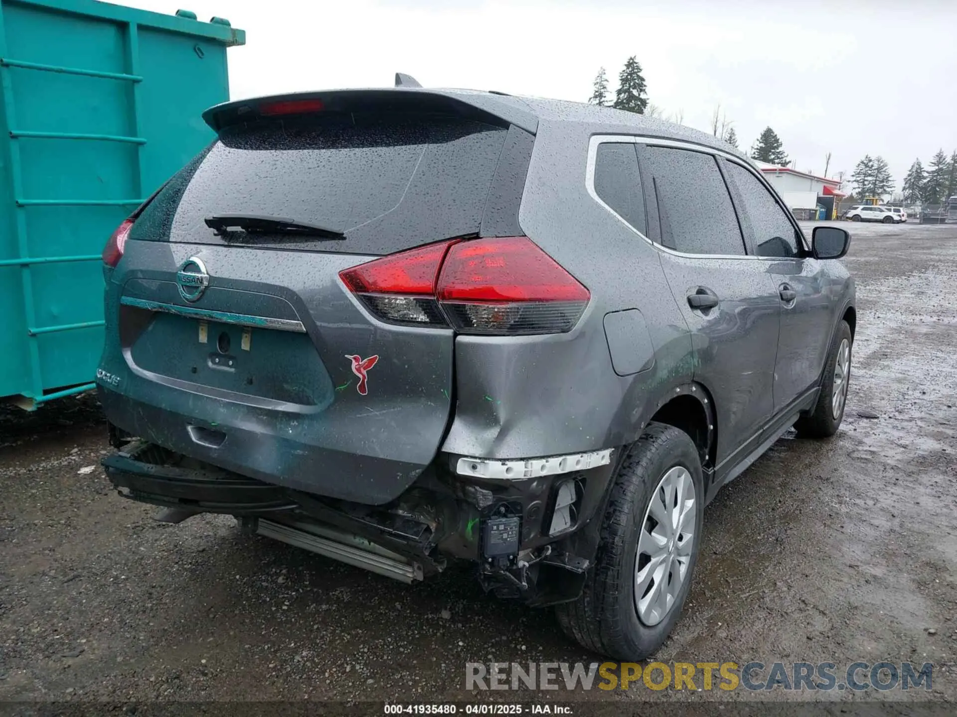 4 fotografías del automóvil dañado 5N1AT2MTXLC795181 NISSAN ROGUE 2020