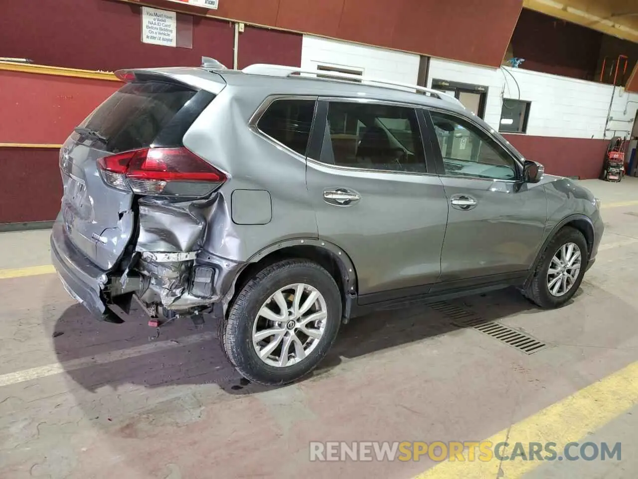 3 fotografías del automóvil dañado 5N1AT2MTXLC796718 NISSAN ROGUE 2020