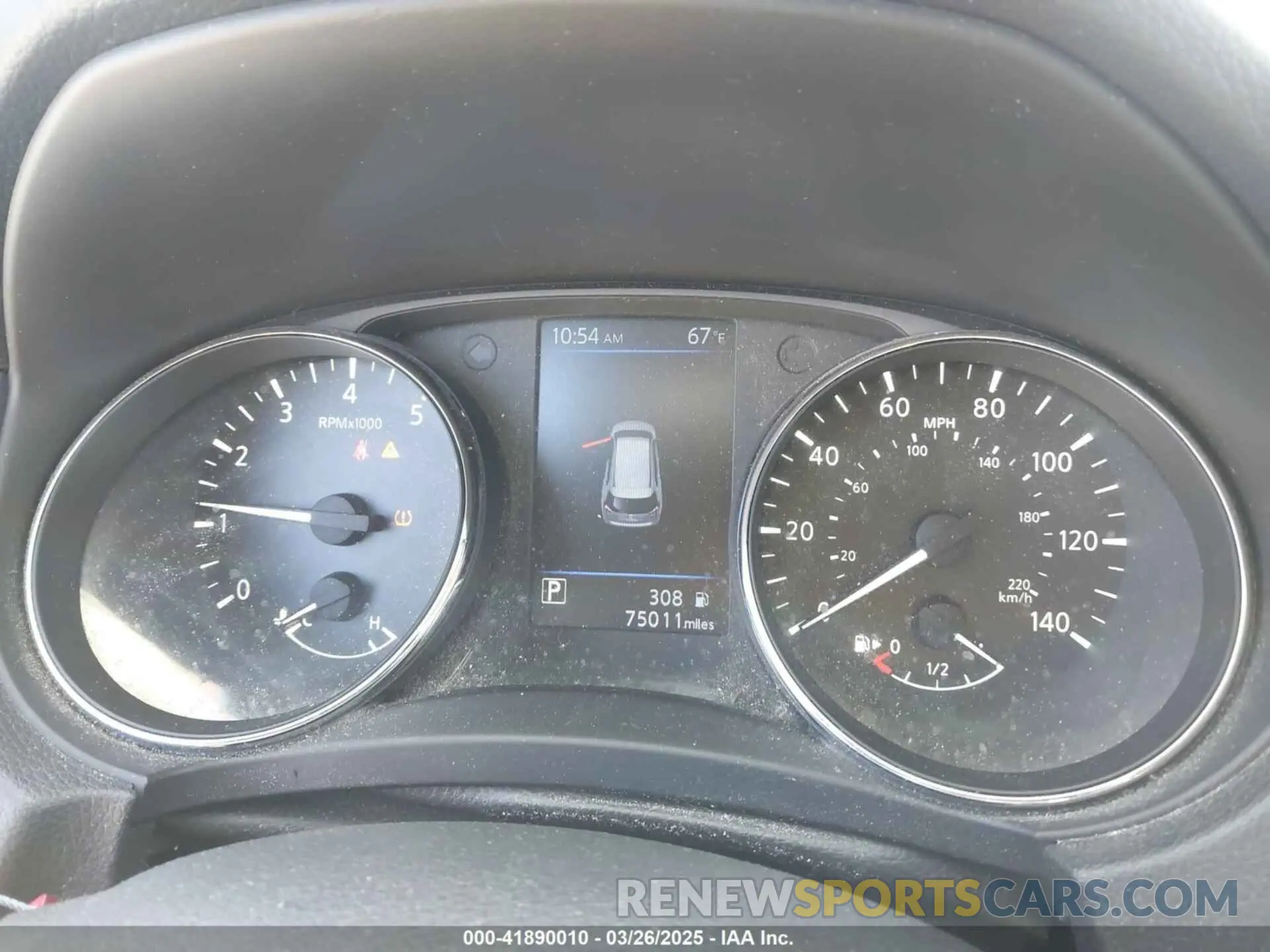7 fotografías del automóvil dañado 5N1AT2MV1LC703473 NISSAN ROGUE 2020