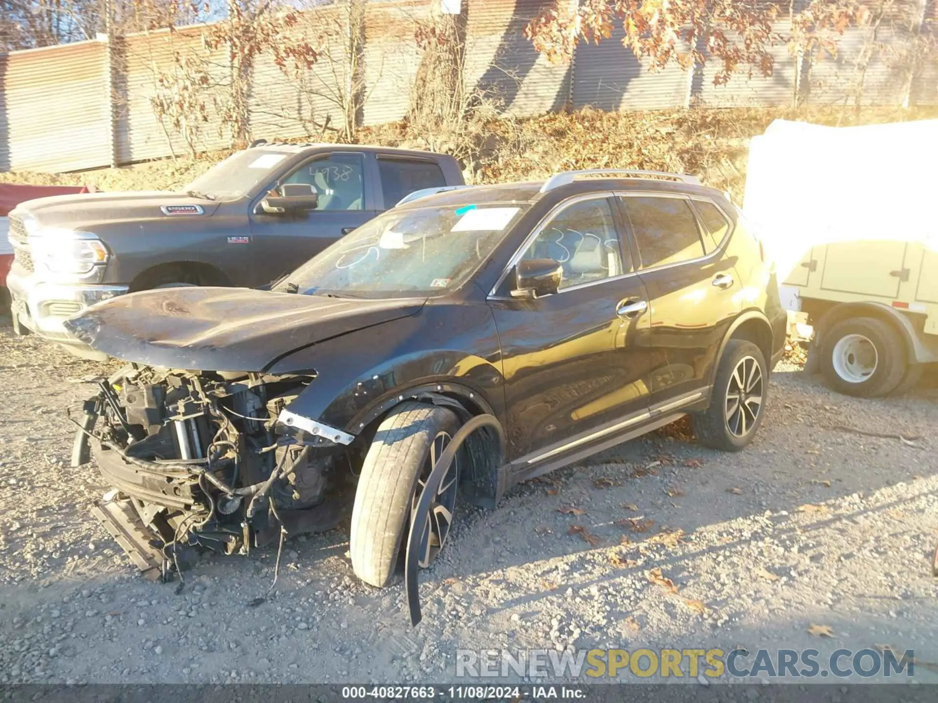 2 fotografías del automóvil dañado 5N1AT2MV2LC721531 NISSAN ROGUE 2020