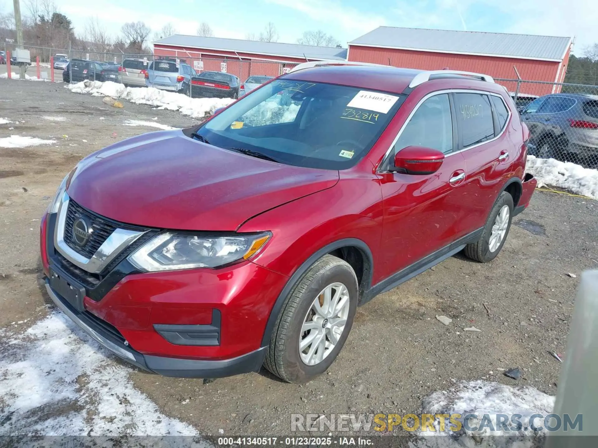 2 fotografías del automóvil dañado 5N1AT2MV2LC732819 NISSAN ROGUE 2020