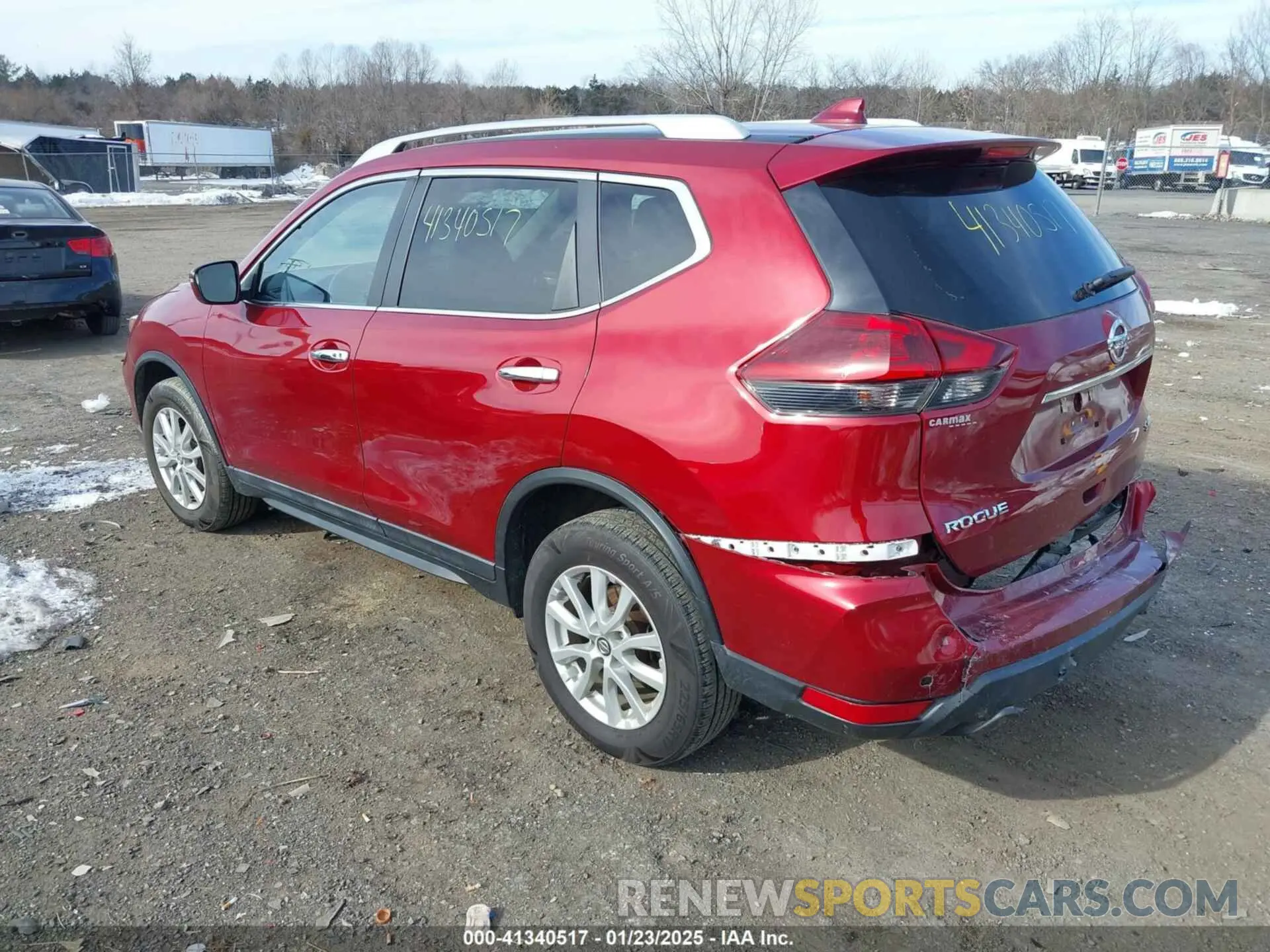 3 fotografías del automóvil dañado 5N1AT2MV2LC732819 NISSAN ROGUE 2020