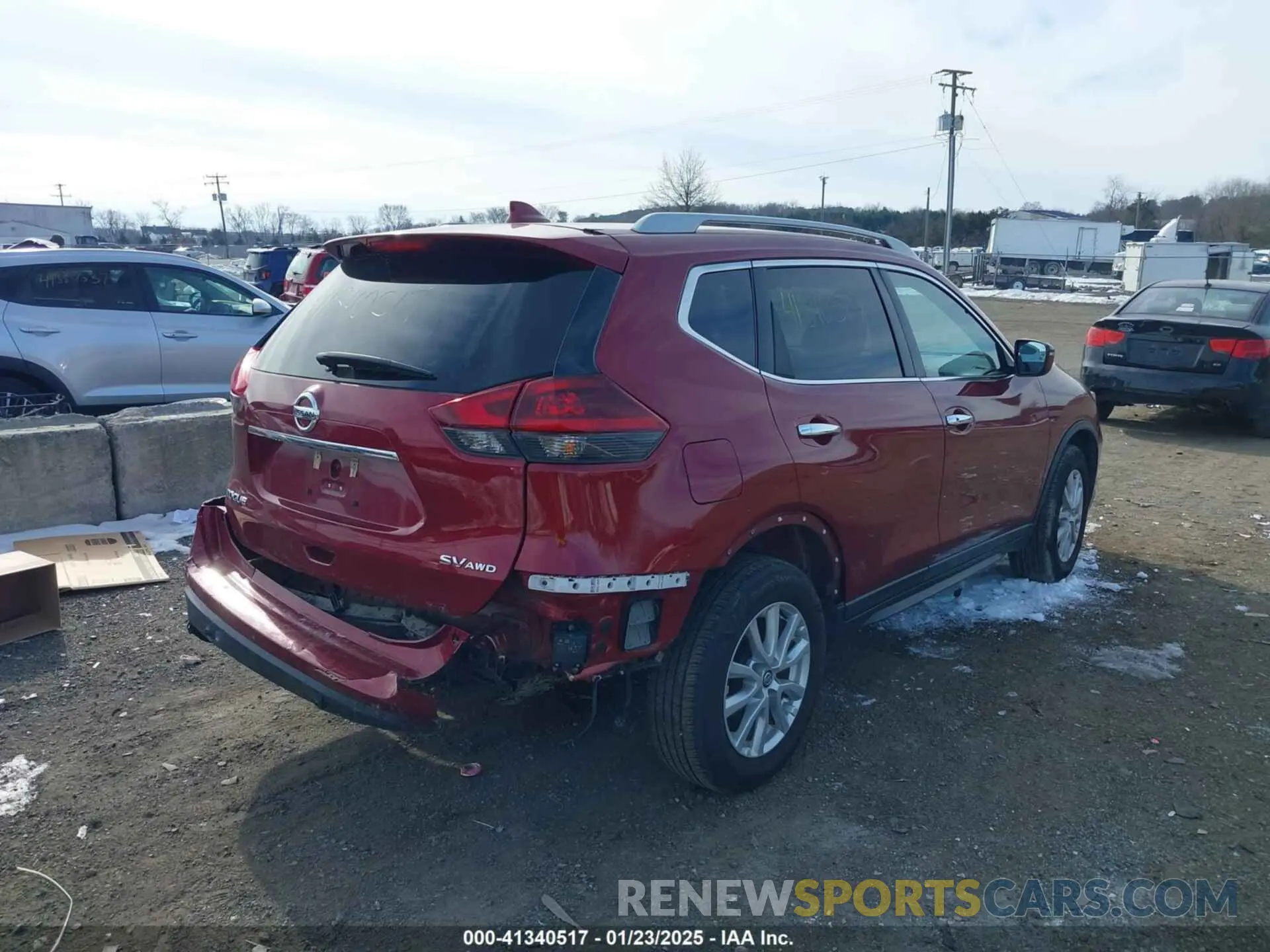 6 fotografías del automóvil dañado 5N1AT2MV2LC732819 NISSAN ROGUE 2020