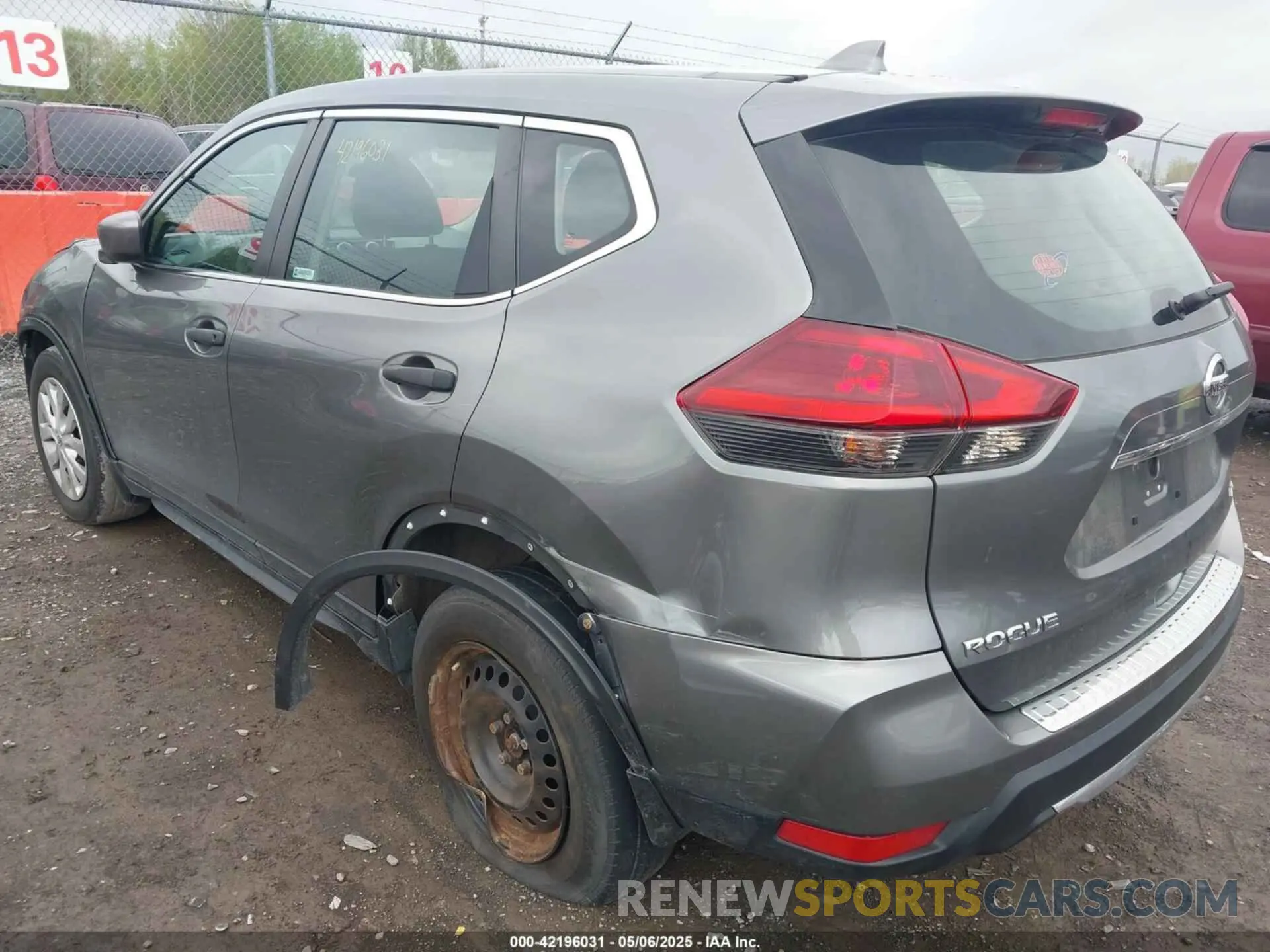 3 fotografías del automóvil dañado 5N1AT2MV2LC793197 NISSAN ROGUE 2020