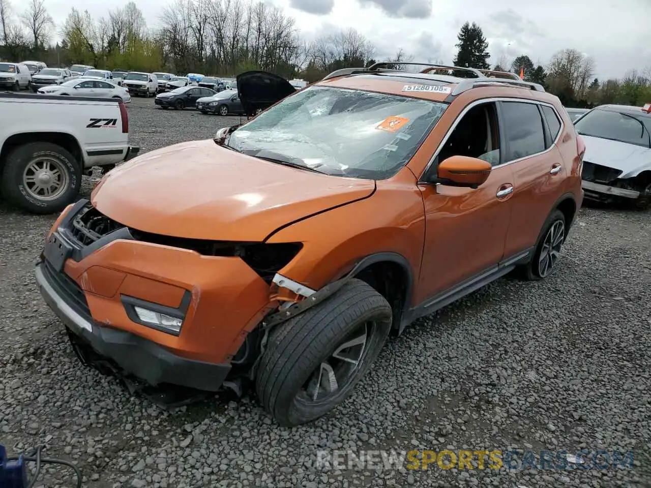 1 fotografías del automóvil dañado 5N1AT2MV3LC702342 NISSAN ROGUE 2020
