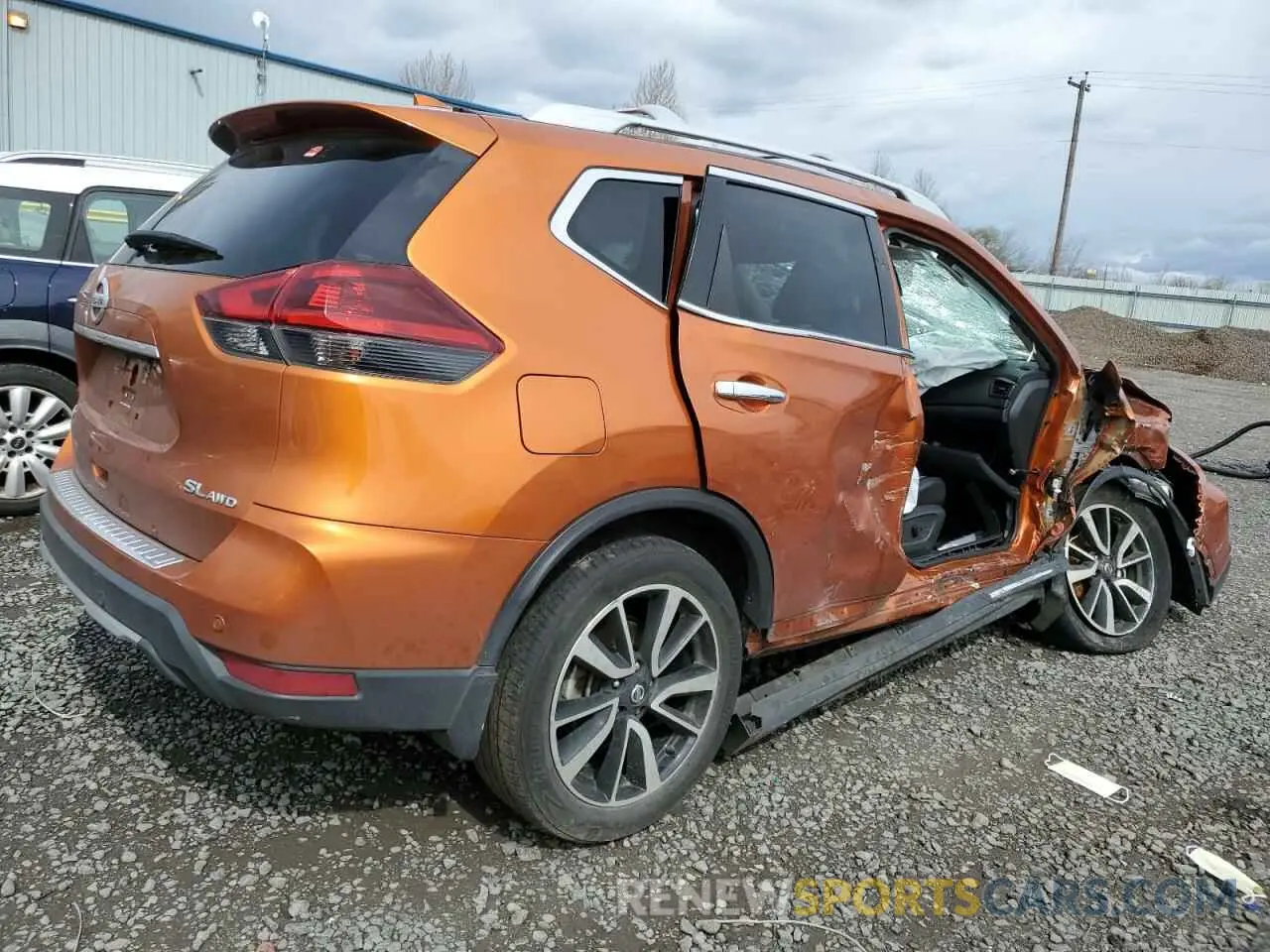 3 fotografías del automóvil dañado 5N1AT2MV3LC702342 NISSAN ROGUE 2020