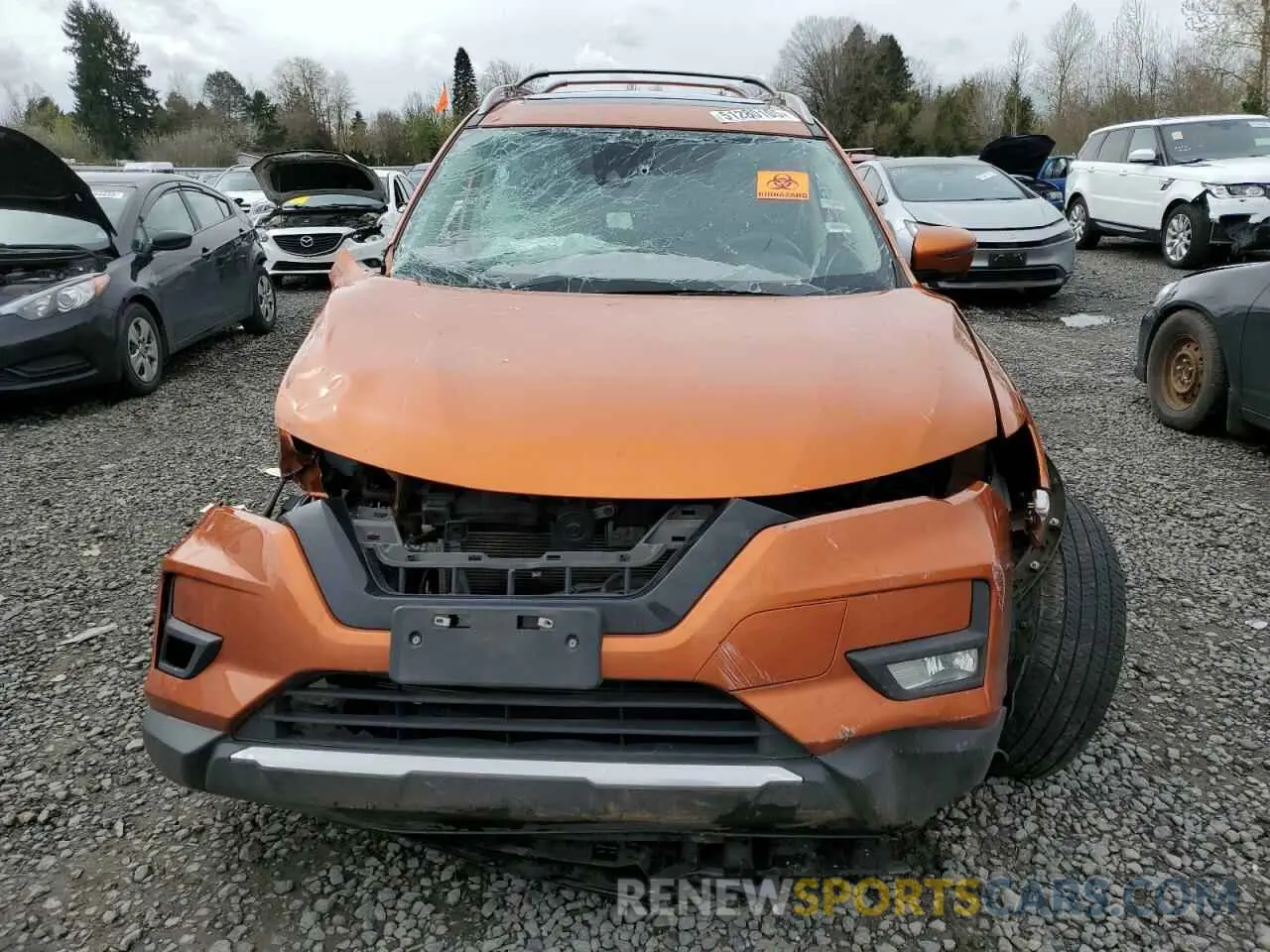 5 fotografías del automóvil dañado 5N1AT2MV3LC702342 NISSAN ROGUE 2020
