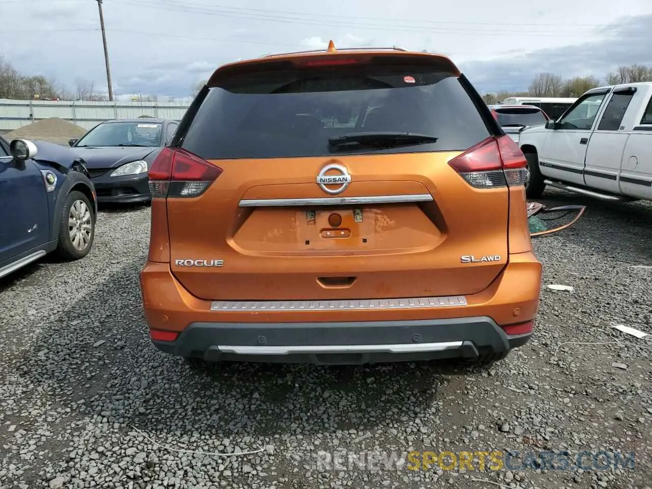 6 fotografías del automóvil dañado 5N1AT2MV3LC702342 NISSAN ROGUE 2020