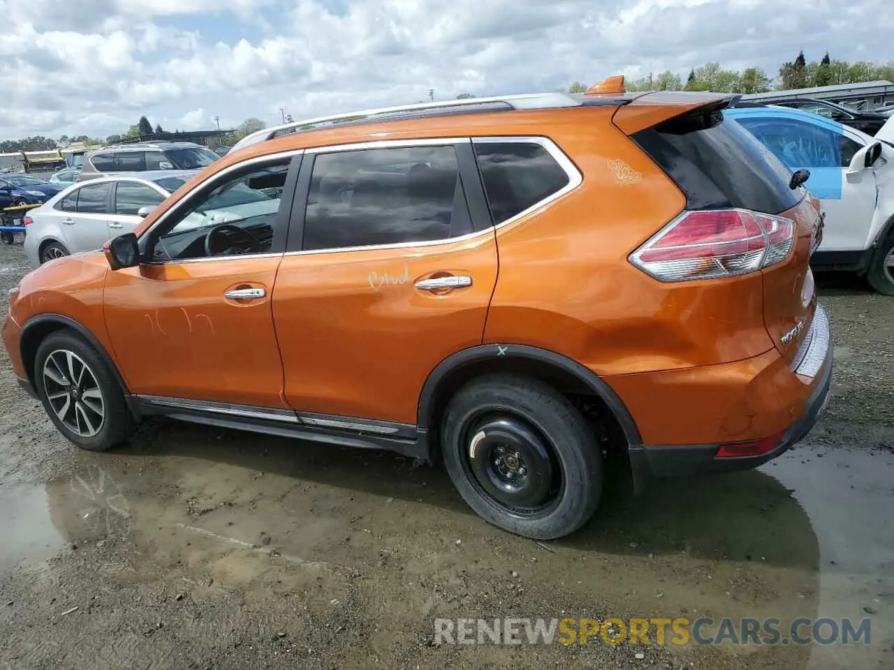 2 fotografías del automóvil dañado 5N1AT2MV4LC705895 NISSAN ROGUE 2020