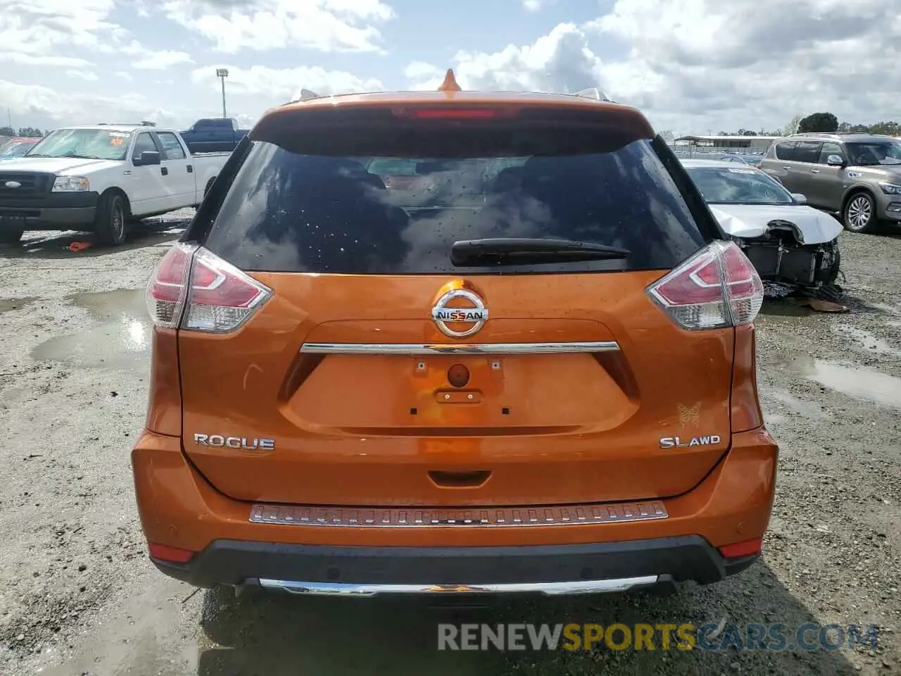 6 fotografías del automóvil dañado 5N1AT2MV4LC705895 NISSAN ROGUE 2020