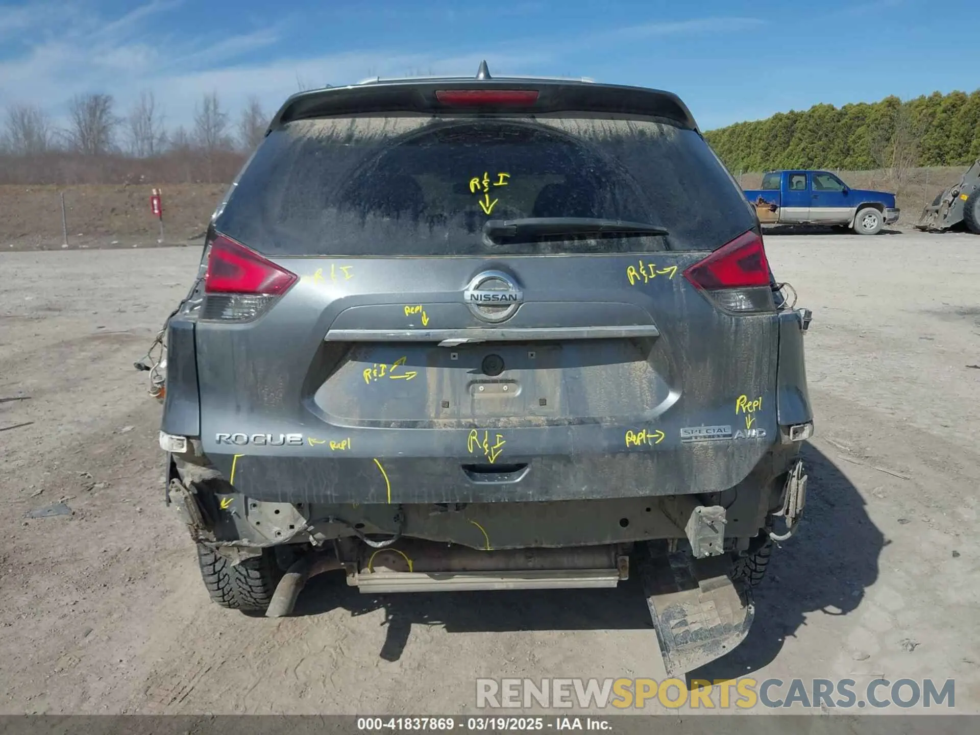 6 fotografías del automóvil dañado 5N1AT2MV4LC736161 NISSAN ROGUE 2020