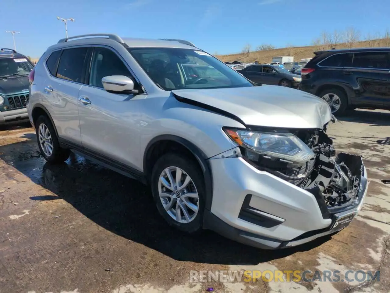 4 fotografías del automóvil dañado 5N1AT2MV4LC742543 NISSAN ROGUE 2020