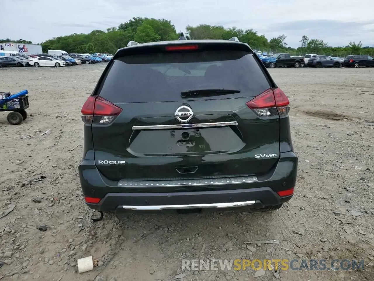 6 fotografías del automóvil dañado 5N1AT2MV5LC716033 NISSAN ROGUE 2020