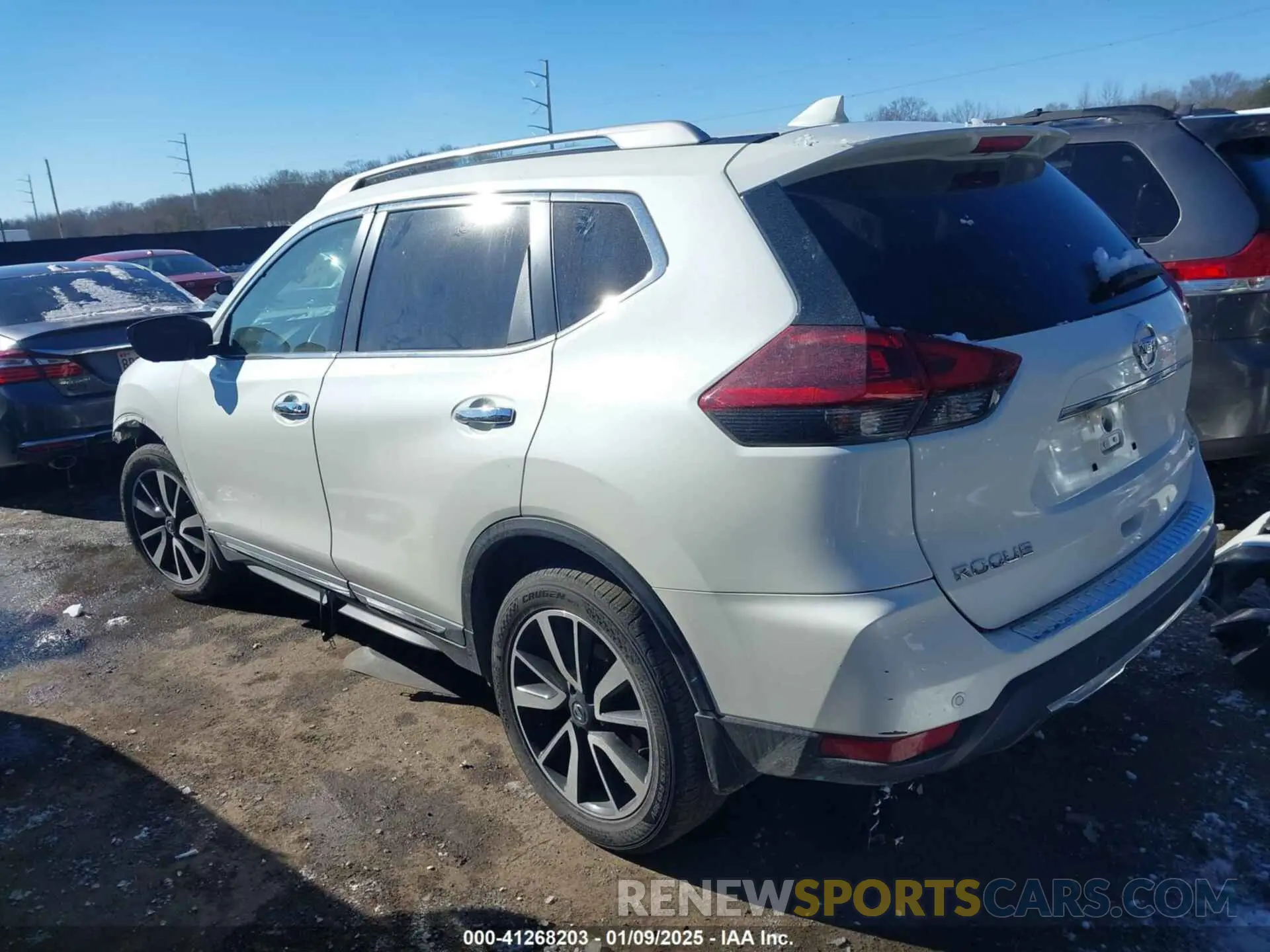 3 fotografías del automóvil dañado 5N1AT2MV5LC780735 NISSAN ROGUE 2020