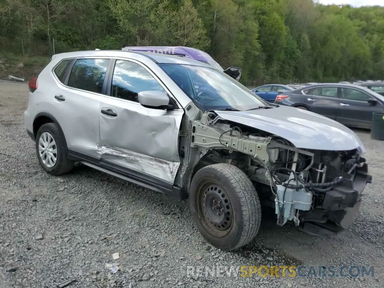 4 fotografías del automóvil dañado 5N1AT2MV6LC712489 NISSAN ROGUE 2020