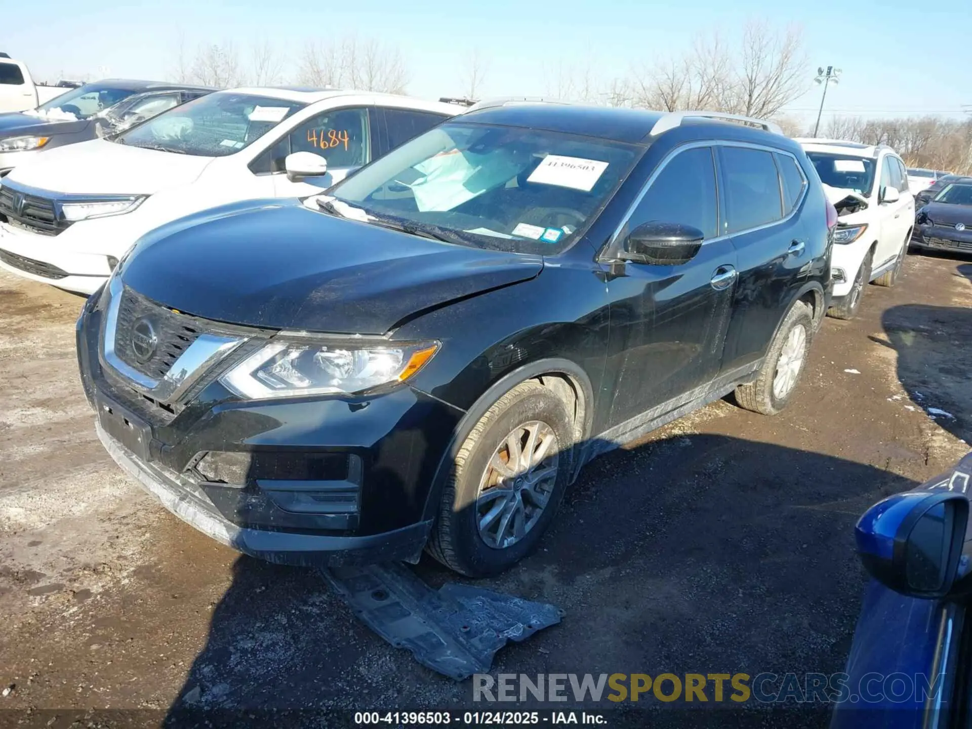 2 fotografías del automóvil dañado 5N1AT2MV6LC795244 NISSAN ROGUE 2020