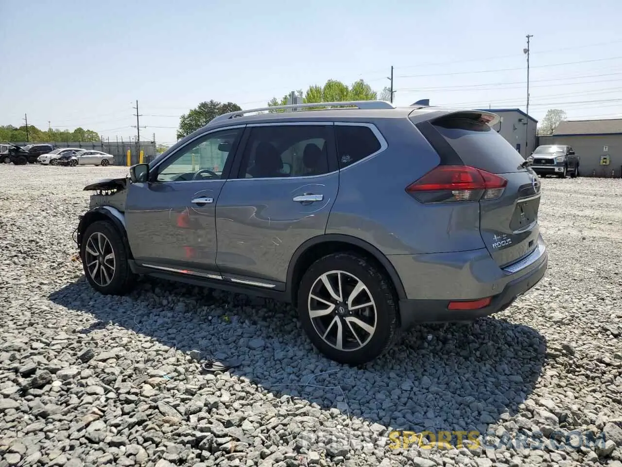 2 fotografías del automóvil dañado 5N1AT2MV7LC722884 NISSAN ROGUE 2020