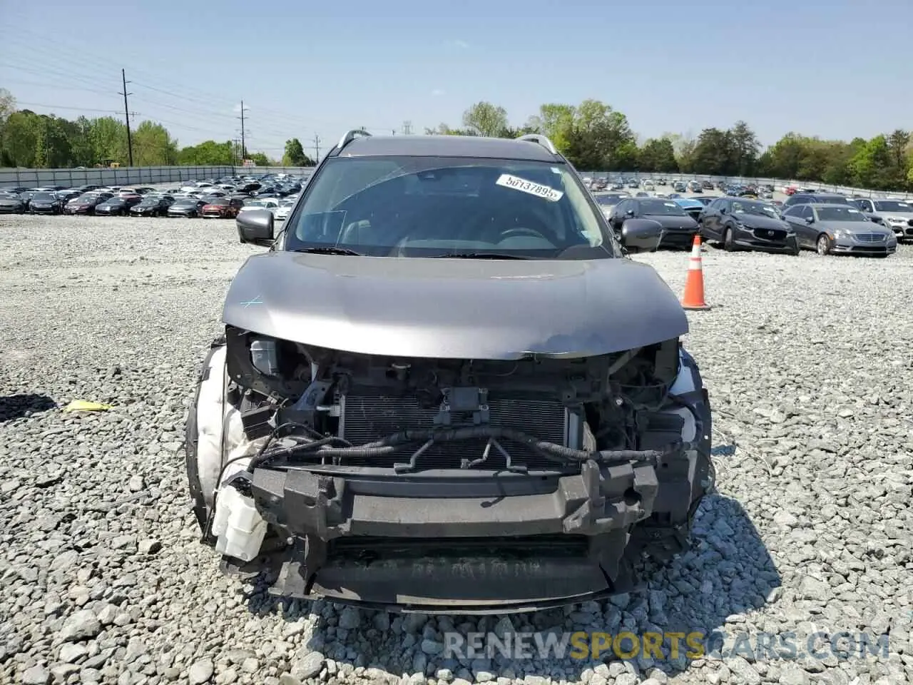 5 fotografías del automóvil dañado 5N1AT2MV7LC722884 NISSAN ROGUE 2020