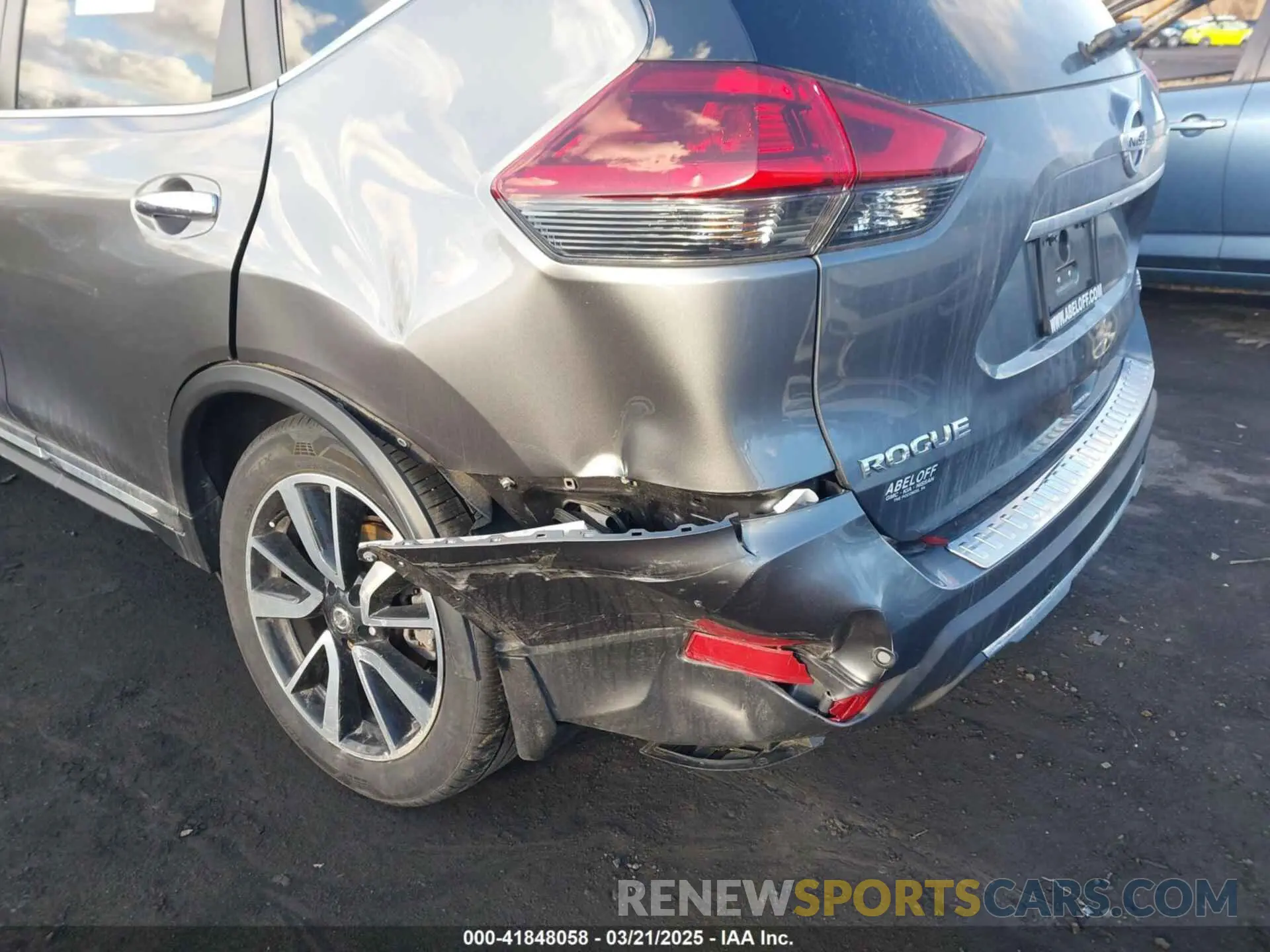 6 fotografías del automóvil dañado 5N1AT2MV7LC771003 NISSAN ROGUE 2020