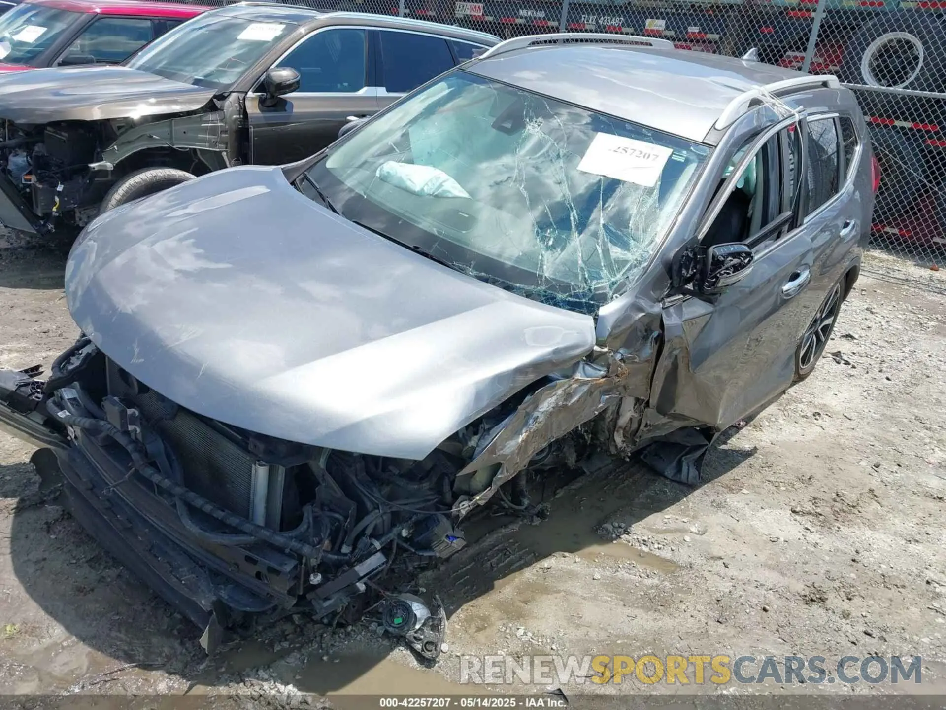 6 fotografías del automóvil dañado 5N1AT2MV8LC743999 NISSAN ROGUE 2020