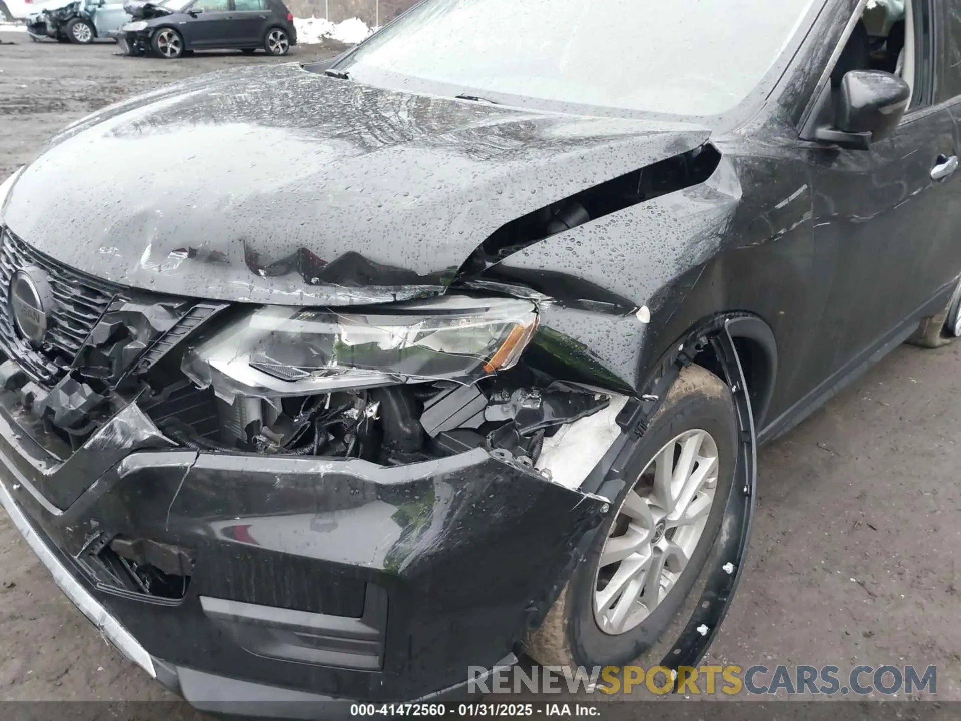 6 fotografías del automóvil dañado 5N1AT2MVXLC733880 NISSAN ROGUE 2020
