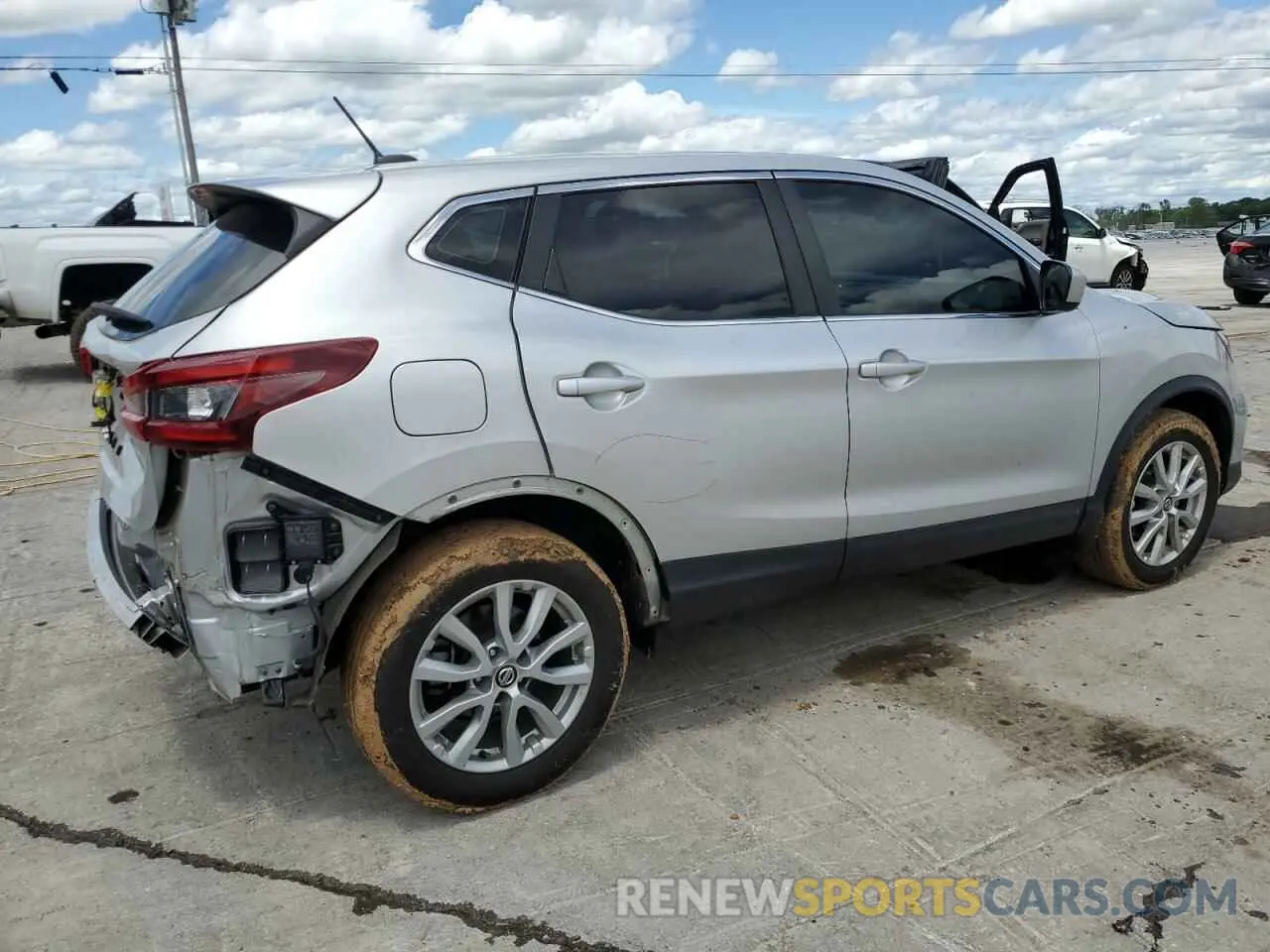 3 fotografías del automóvil dañado JN1BJ1CV2LW278759 NISSAN ROGUE 2020
