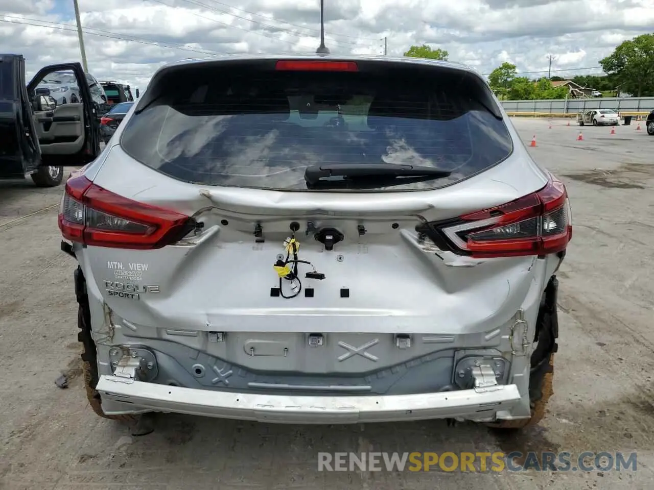 6 fotografías del automóvil dañado JN1BJ1CV2LW278759 NISSAN ROGUE 2020