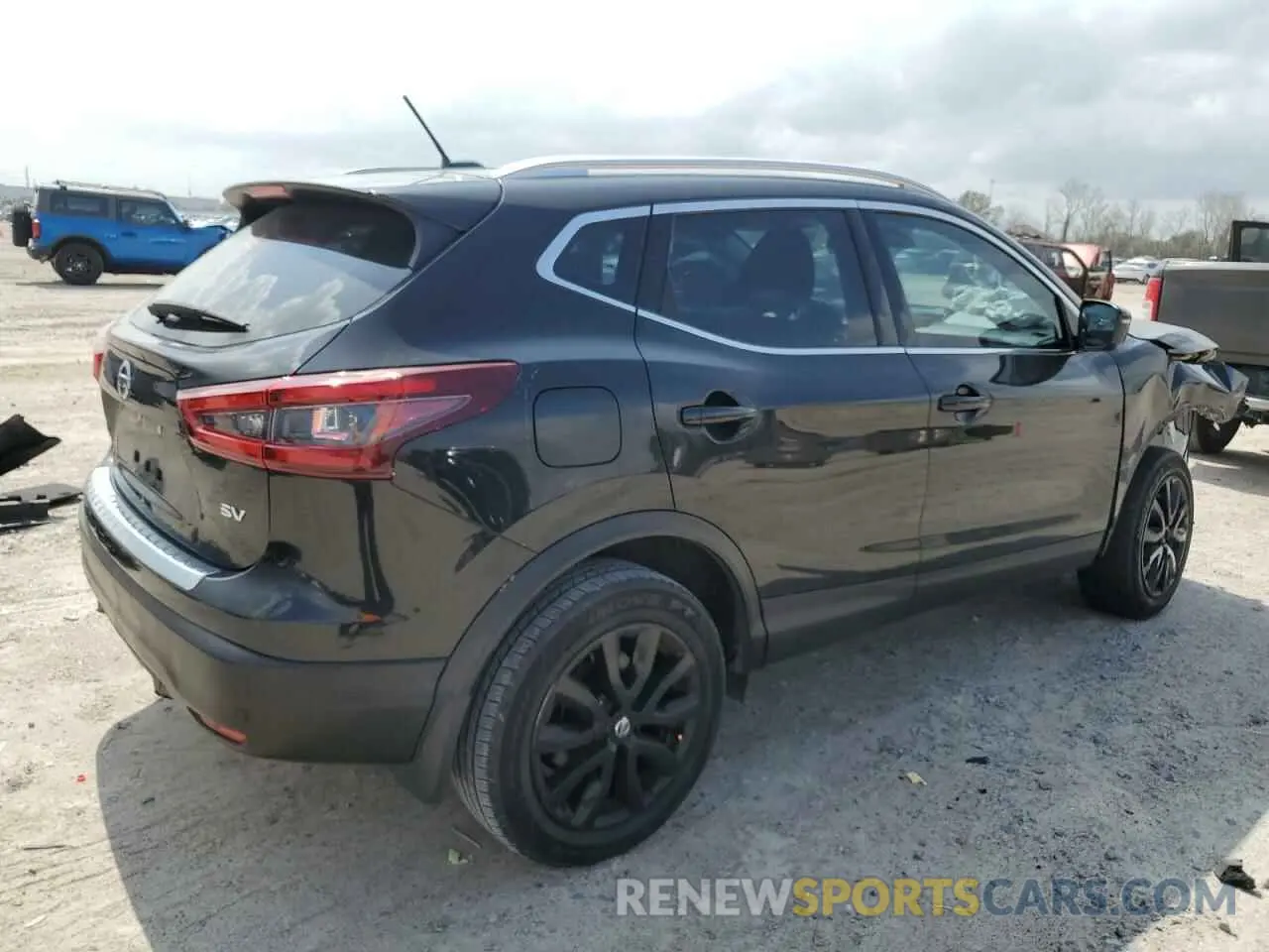 3 fotografías del automóvil dañado JN1BJ1CV2LW540473 NISSAN ROGUE 2020
