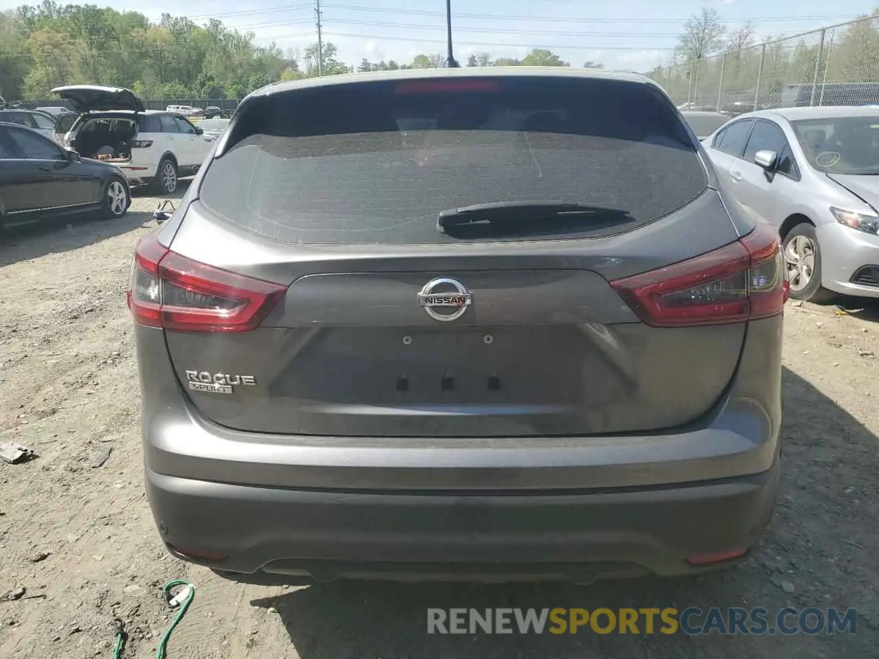 6 fotografías del automóvil dañado JN1BJ1CV2LW549920 NISSAN ROGUE 2020