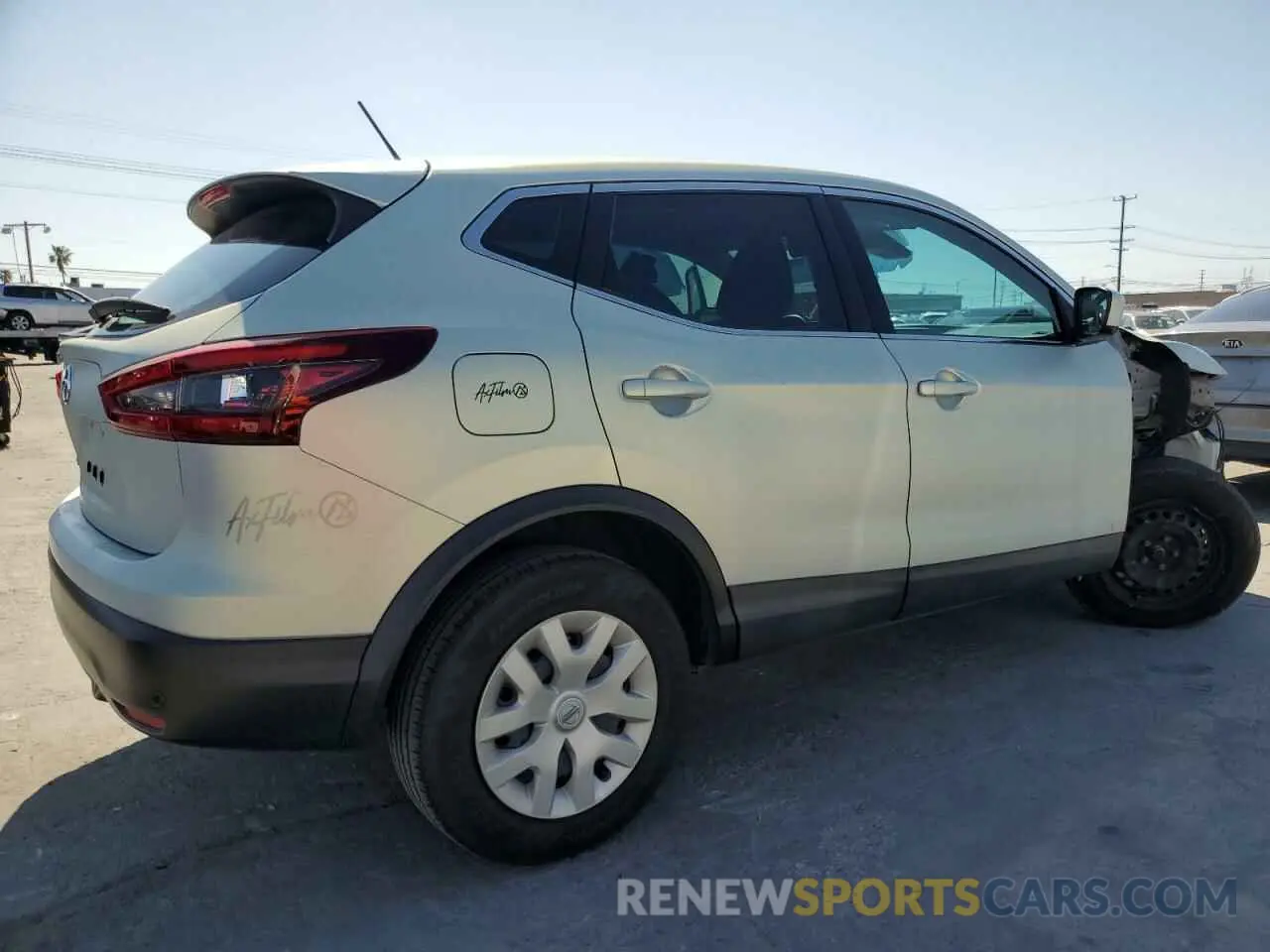 3 fotografías del automóvil dañado JN1BJ1CV4LW260957 NISSAN ROGUE 2020