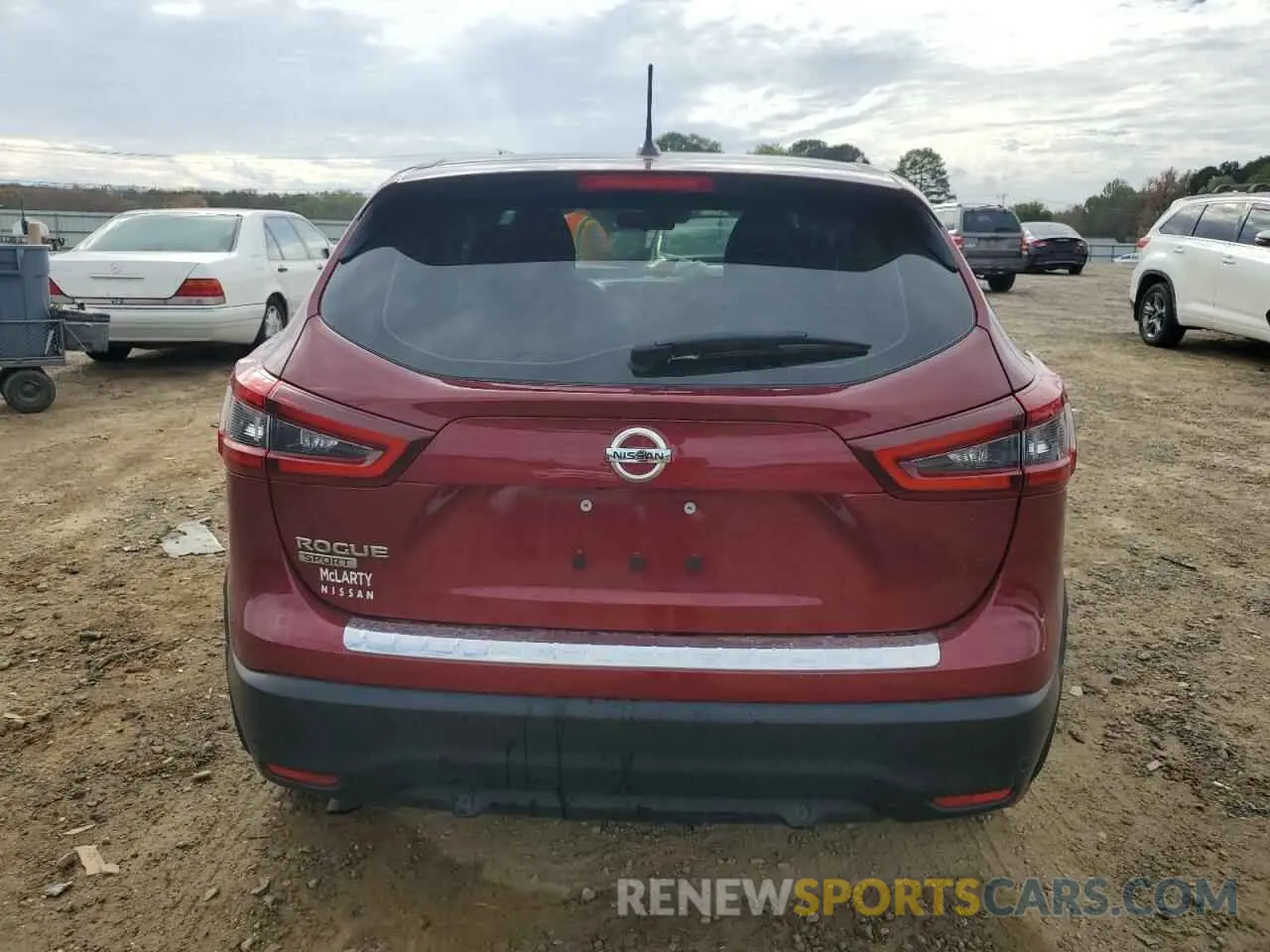 6 fotografías del automóvil dañado JN1BJ1CV5LW260496 NISSAN ROGUE 2020
