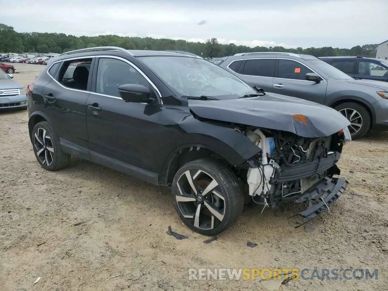 4 fotografías del automóvil dañado JN1BJ1CV5LW261776 NISSAN ROGUE 2020