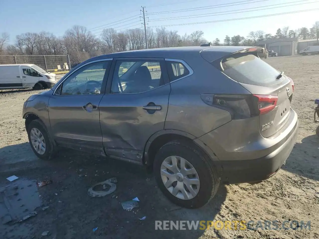 2 fotografías del automóvil dañado JN1BJ1CV7LW256370 NISSAN ROGUE 2020