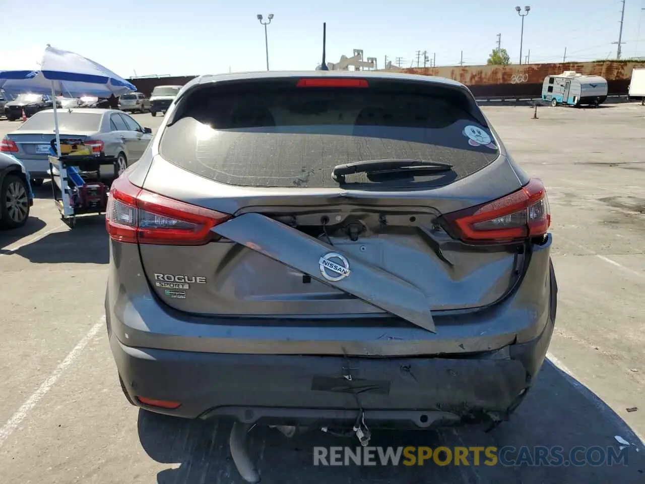 6 fotografías del automóvil dañado JN1BJ1CV9LW259089 NISSAN ROGUE 2020