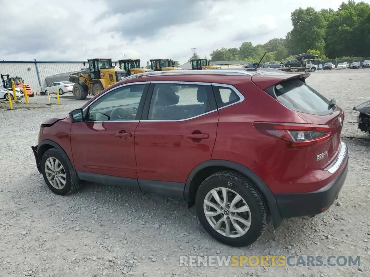 2 fotografías del automóvil dañado JN1BJ1CVXLW274345 NISSAN ROGUE 2020