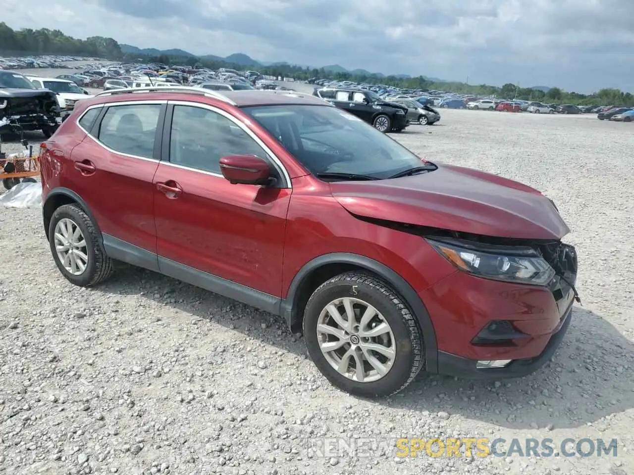 4 fotografías del automóvil dañado JN1BJ1CVXLW274345 NISSAN ROGUE 2020