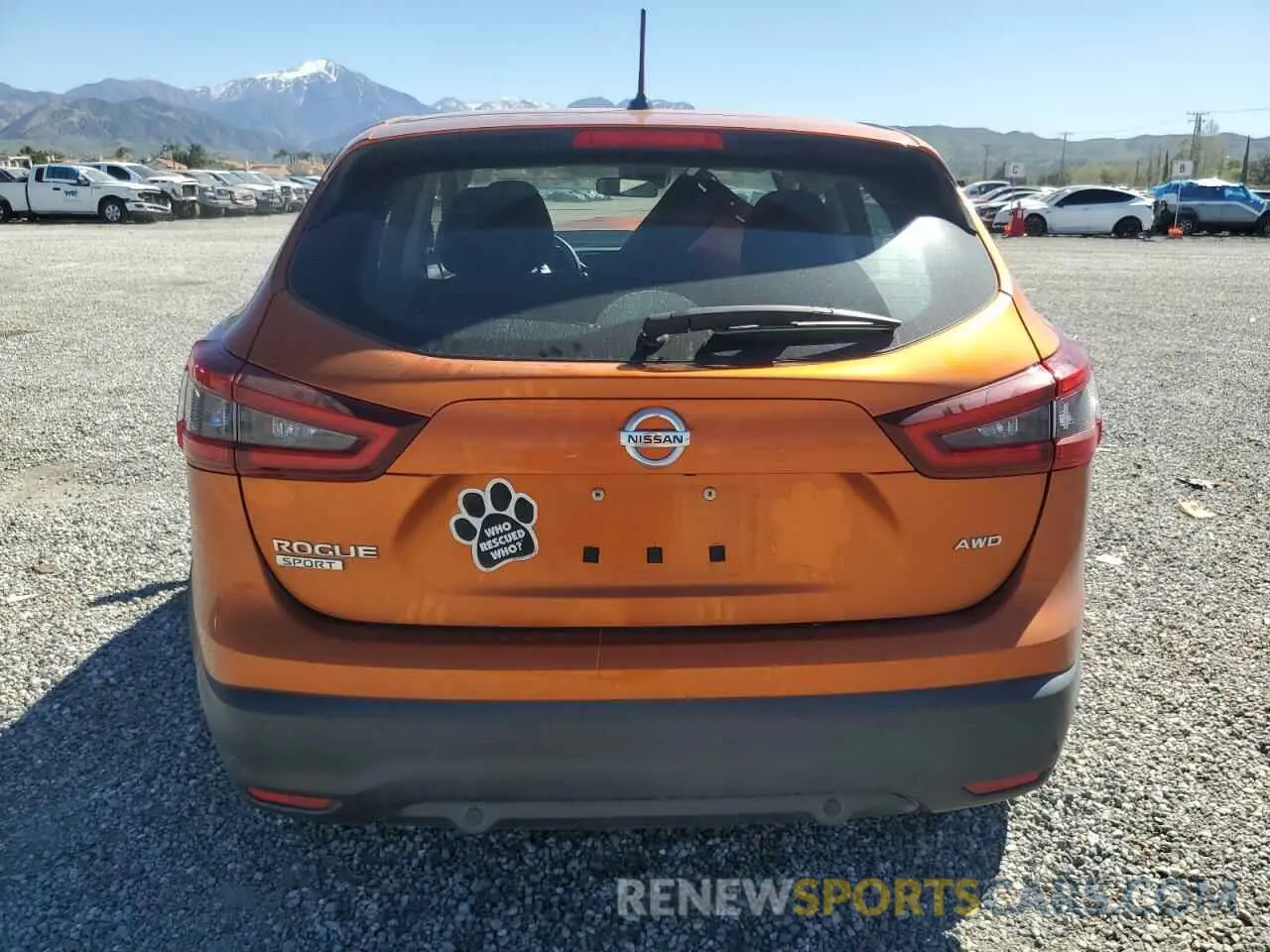 6 fotografías del automóvil dañado JN1BJ1CW0LW360207 NISSAN ROGUE 2020