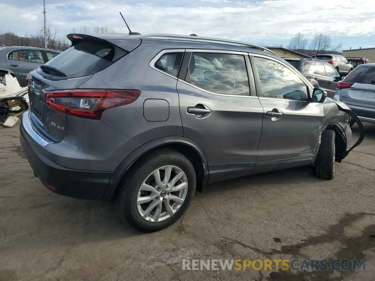 3 fotografías del automóvil dañado JN1BJ1CW0LW651077 NISSAN ROGUE 2020