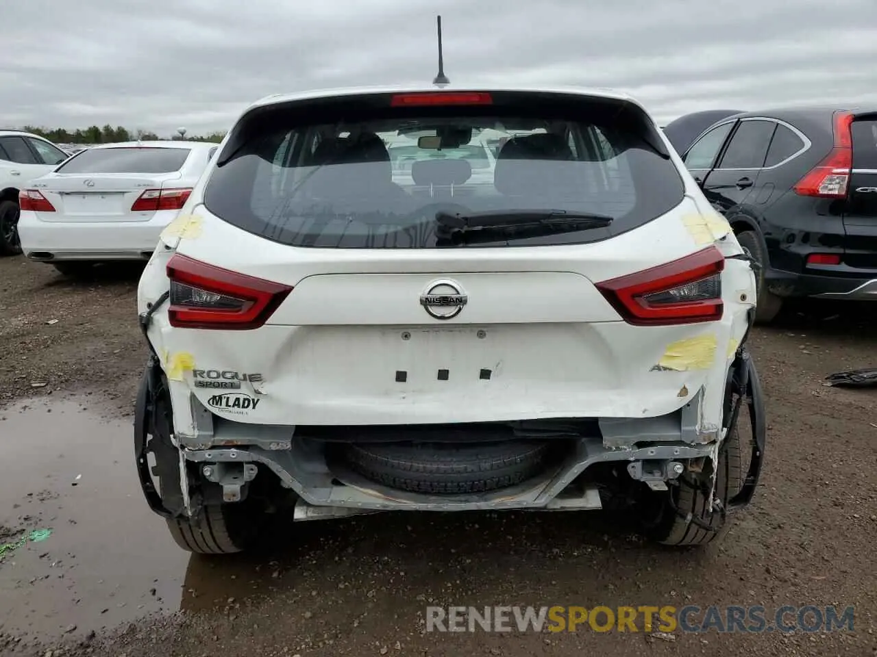 6 fotografías del automóvil dañado JN1BJ1CW1LW363987 NISSAN ROGUE 2020
