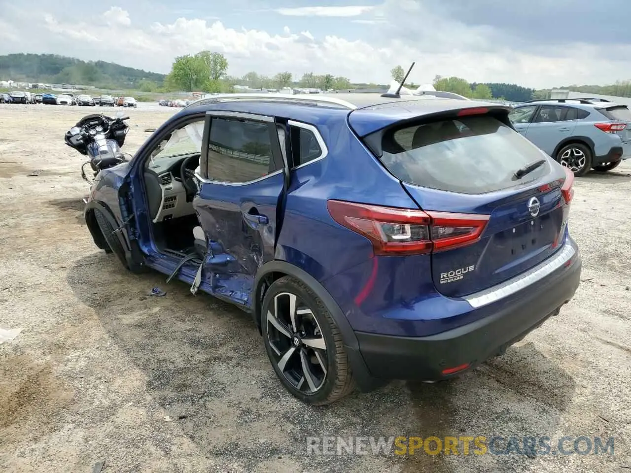 2 fotografías del automóvil dañado JN1BJ1CW2LW376649 NISSAN ROGUE 2020