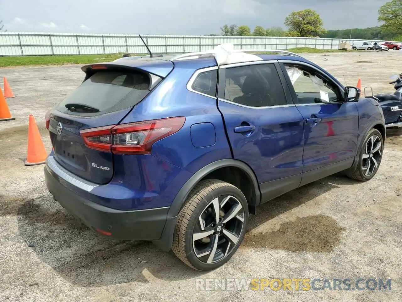 3 fotografías del automóvil dañado JN1BJ1CW2LW376649 NISSAN ROGUE 2020
