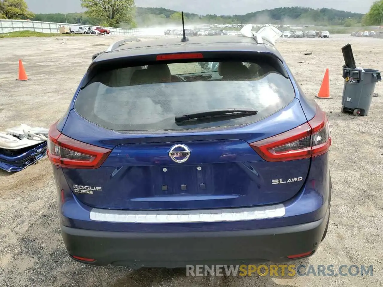 6 fotografías del automóvil dañado JN1BJ1CW2LW376649 NISSAN ROGUE 2020