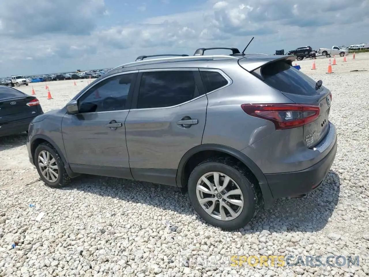 2 fotografías del automóvil dañado JN1BJ1CW4LW372098 NISSAN ROGUE 2020